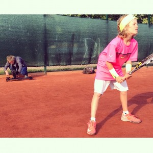 Elliot Moberg i rollen som Rafael Nadal